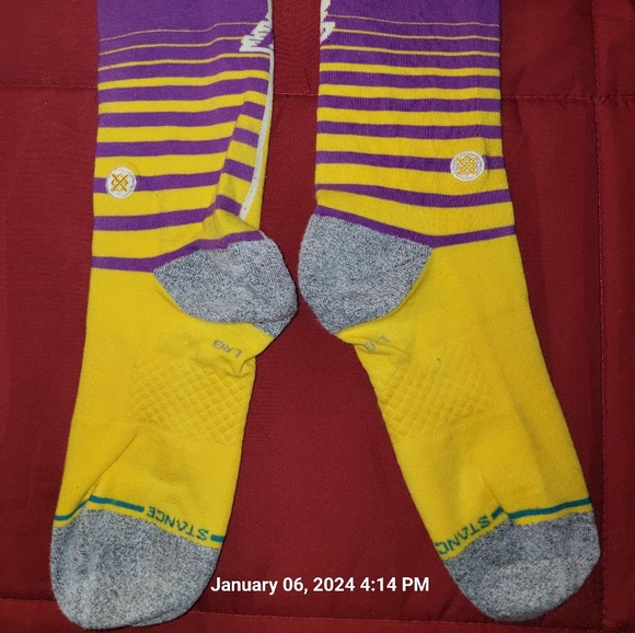 Stance lakers socks - Picture 2 of 2